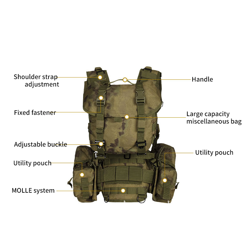 SABADO Camo Army Tactical Gear Săn Vest Vest Vest Chiến Đấu Trọng Lượng Nhẹ Thoáng Khí Có Thể Điều Chỉnh