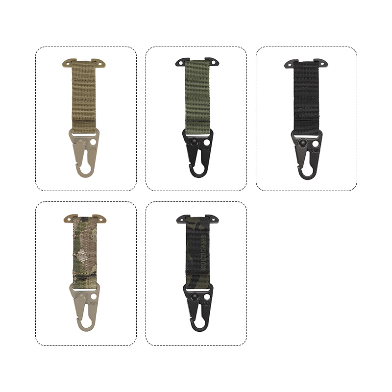 SABADO T-Mount MOLLE Webbing Trận Kẹp Đai Chiến Thuật Kẹp Đai Molle Gear Kẹp Cuộc Đụng Độ Móc Treo Móc Đa Năng 