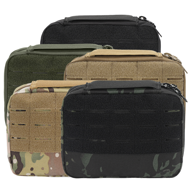 Sabado 1000D Nylon Tactical Tag Túi Súng ngắn Laser Cut Molle Layer-Layer-Lớp