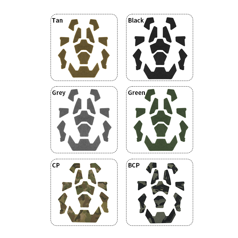 Sabado 11pcs Mũ bảo hiểm nhanh Nhãn hiệu ma thuật AirSoft Mũ bảo hiểm Mũi và Loop Sticky cho các phụ kiện mũ bảo hiểm chiến thuật nhanh