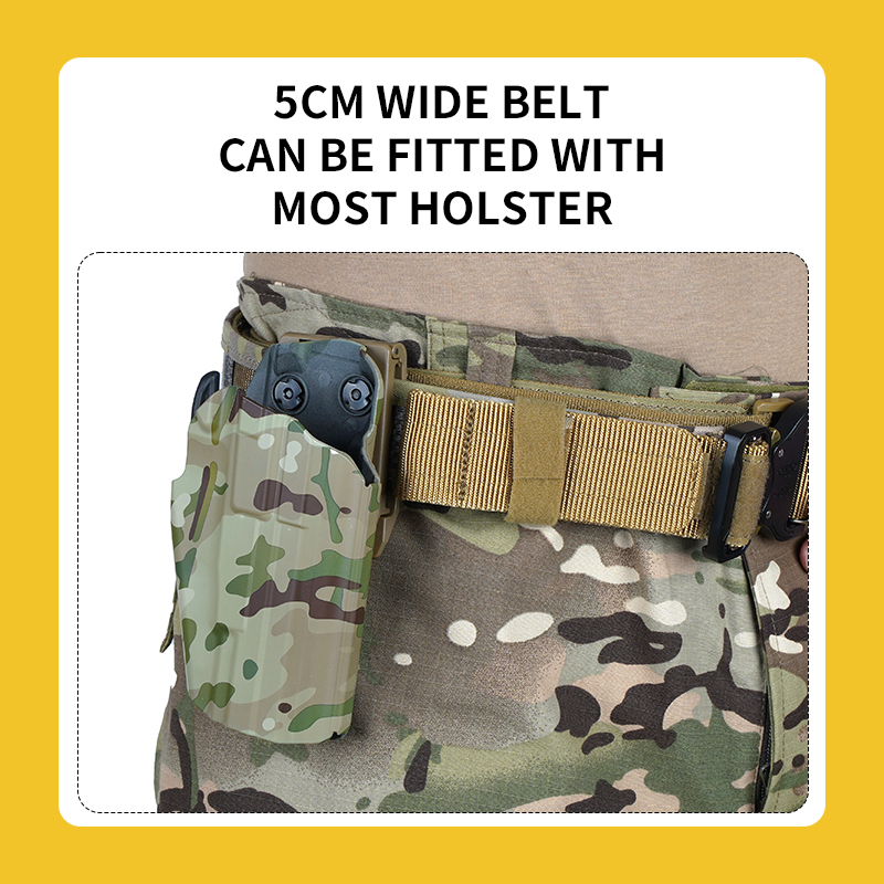 Sabado 500D Nylon Lớp Vành đai chiến thuật với Buckle Molle Combat nhanh chóng (bên trong/bên ngoài/EDC)