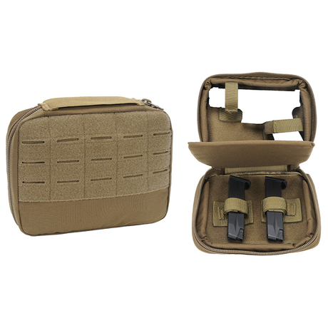 Sabado 1000D Nylon Tactical Tag Túi Súng ngắn Laser Cut Molle Layer-Layer-Lớp