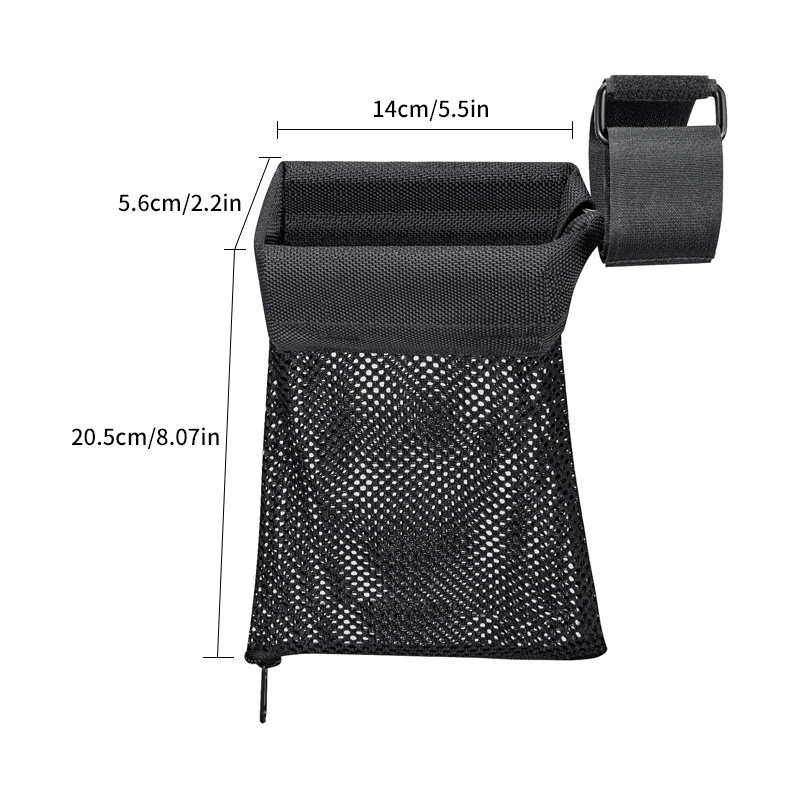Sabado Tactical AR15 Bullet Shell Bag Túi bắt nylon Nylon Quick-Empty Base Zipper cho 3 'Đường kính