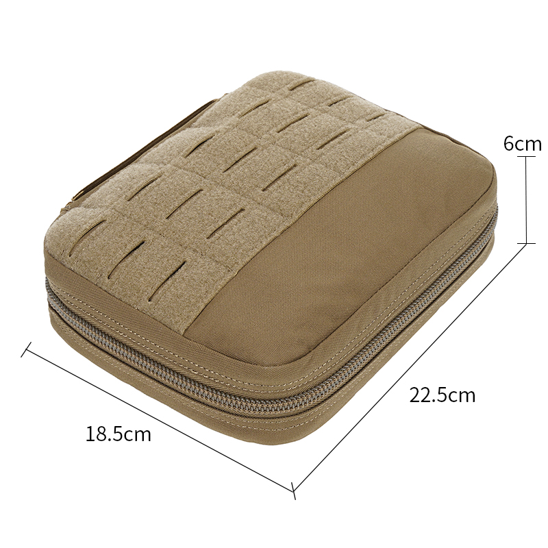Sabado 1000D Nylon Tactical Tag Túi Súng ngắn Laser Cut Molle Layer-Layer-Lớp