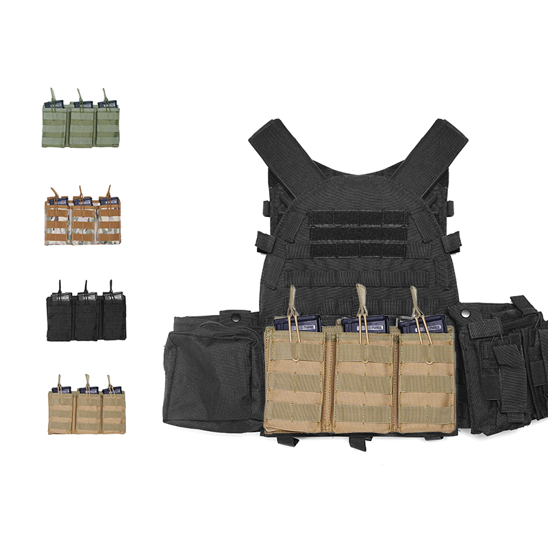 SABADO Hunting MOLLE Vest 1000D Túi đựng tạp chí đơn / đôi / ba nylon cho túi ngoài trời