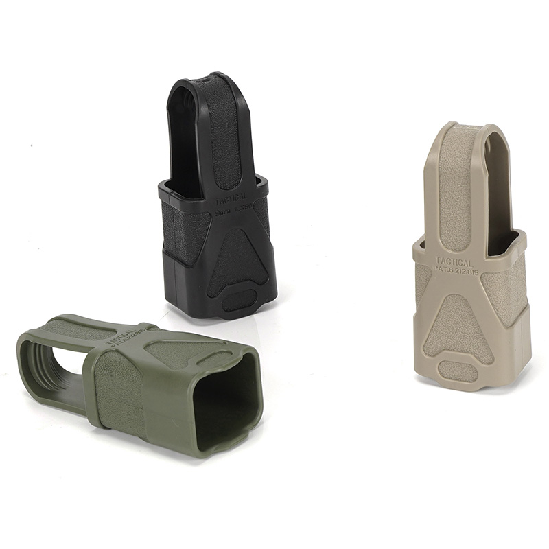 SABADO Chiến Thuật Nhanh Tạp Chí Cao Su Bao Da 9MM Mag Grip Cover Túi Cao Su Chống Trượt 