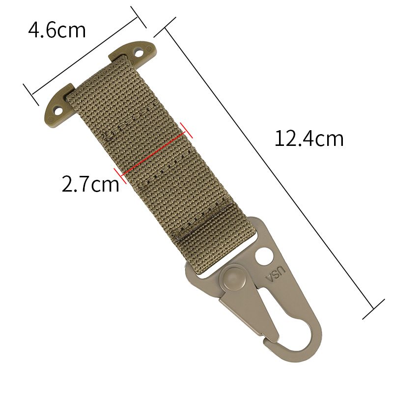 SABADO T-Mount MOLLE Webbing Trận Kẹp Đai Chiến Thuật Kẹp Đai Molle Gear Kẹp Cuộc Đụng Độ Móc Treo Móc Đa Năng 